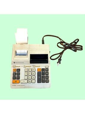 Texas Instruments TI-5130 Electronic Calculator - vintage and works